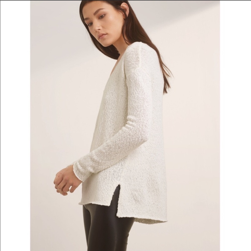 Talula white knit sweater